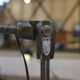 1950s Adjustable Industrial Metal Workshop Floodlight Floor Lamp