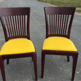 Pair of ton bistro chairs
