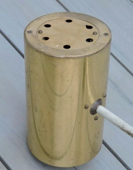 Lampe applique tuyau rotule vintage 1950 laiton