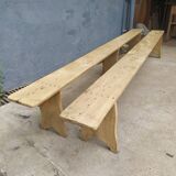 Pair of farm benches