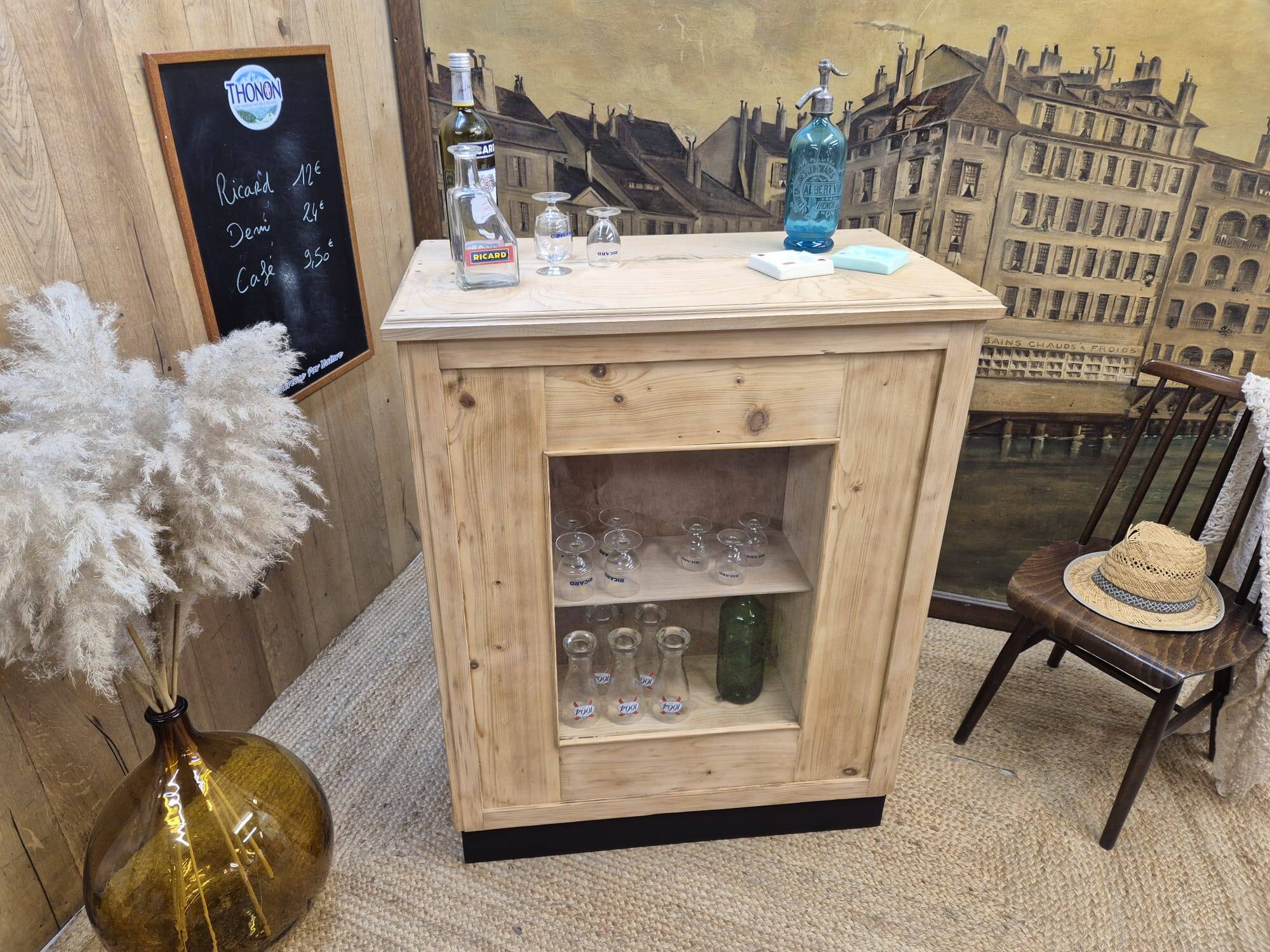 Old shop counter