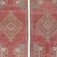 Set of 2 turkish carpets, 1970s, 47 x 126 - 47 x 128 cm
