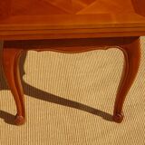 Coffee table, rises and opens, inspired by Albert Ducrot.