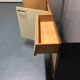 Sideboard in wood and black laque, circa 1960s