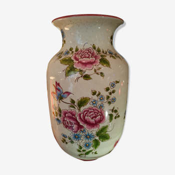 Strasbourg earthenware vase