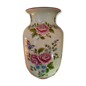 Strasbourg earthenware vase