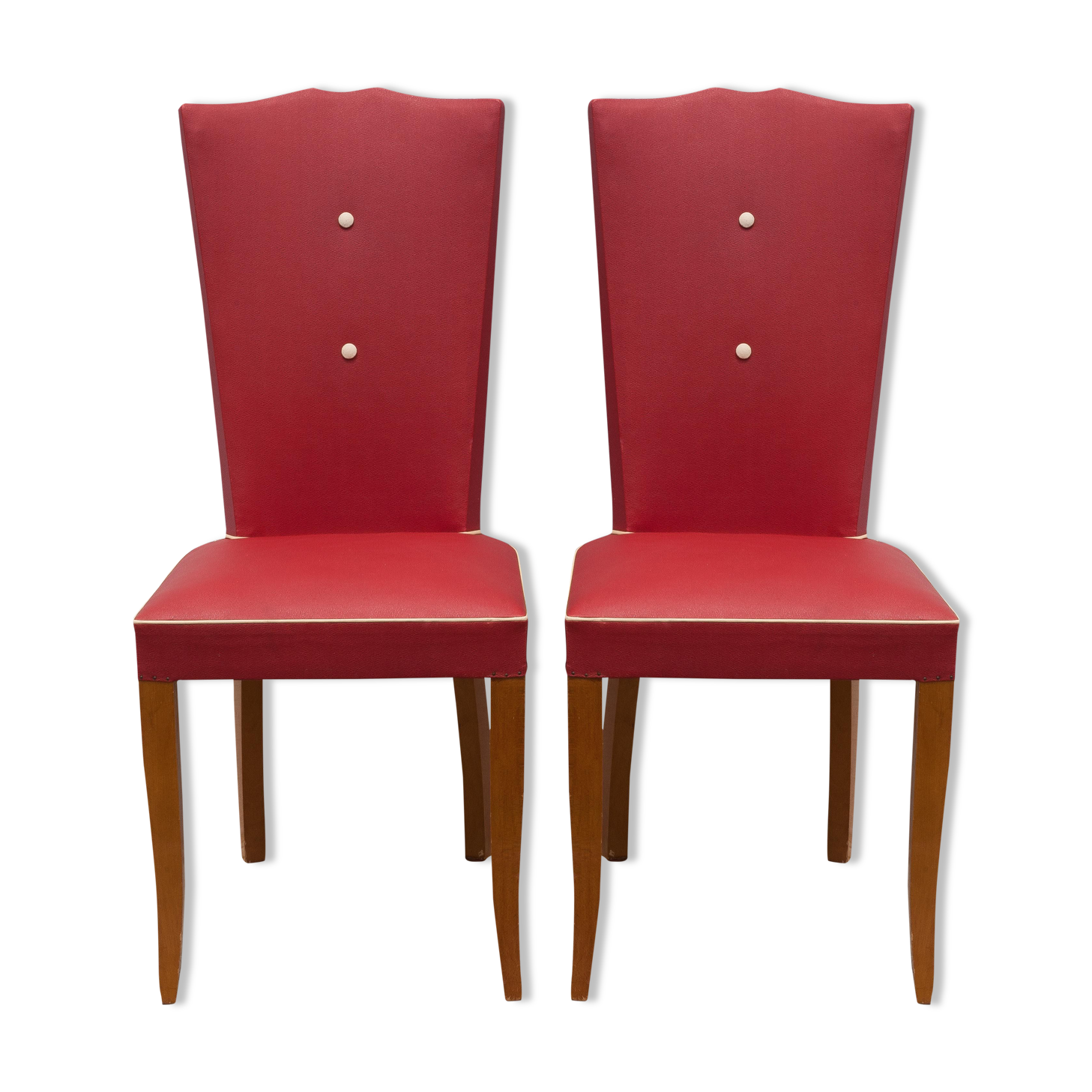 Paire de chaises vintage marque tab