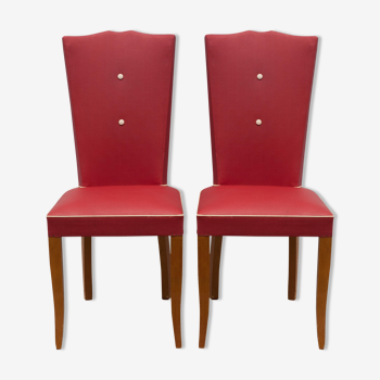 Pair of vintage tab brand chairs