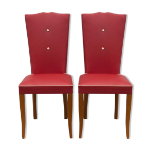 Paire de chaises vintage marque