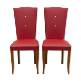Pair of vintage tab brand chairs