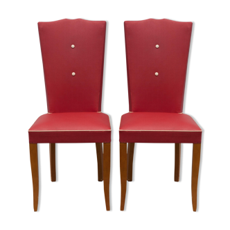 Pair of vintage tab brand chairs