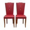 Pair of vintage tab brand chairs