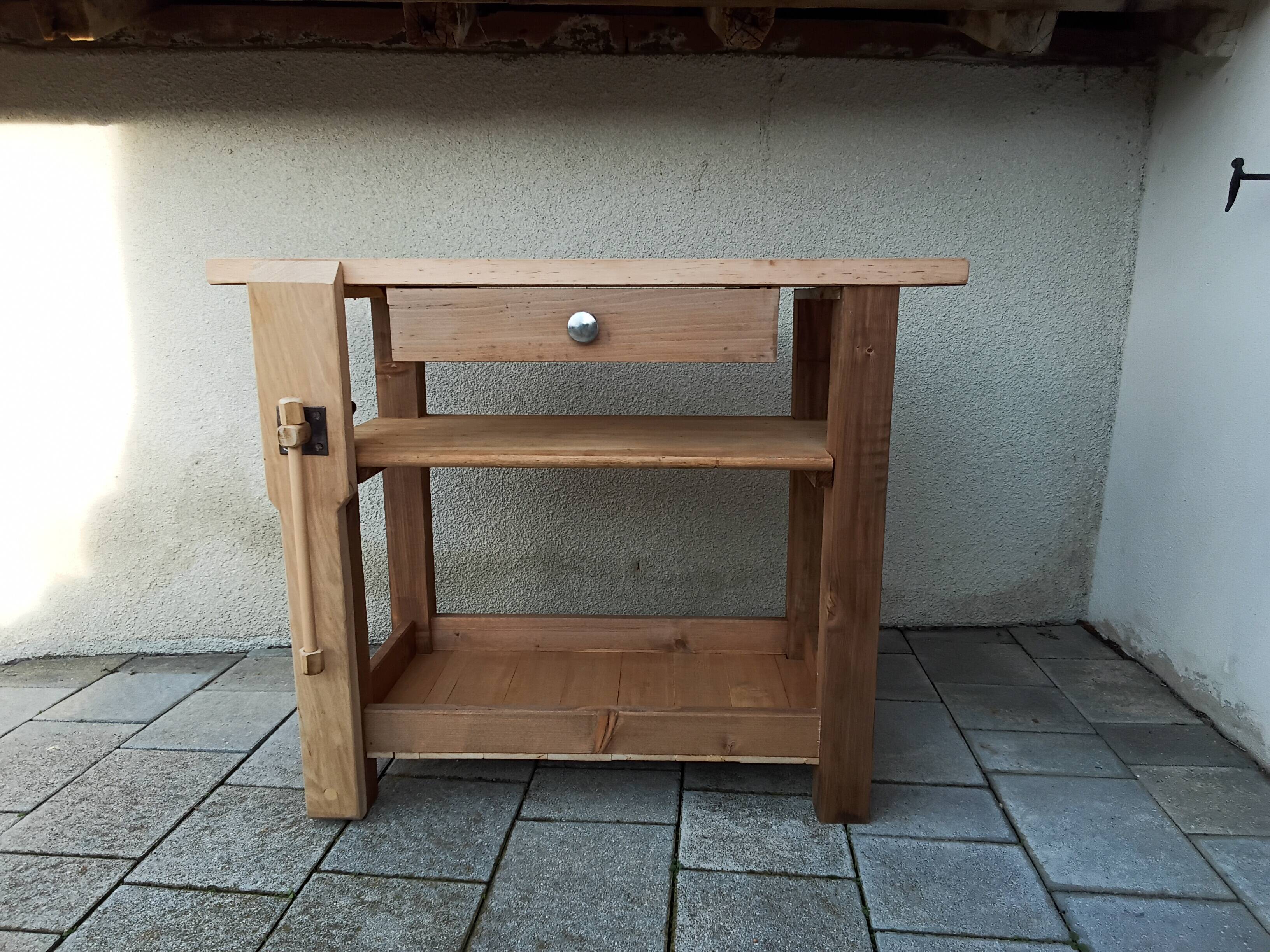 Wooden console table