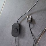 Dijkstra floor lamp chrome and plastic
