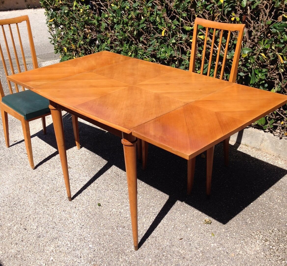 Table carrée vintage 1950