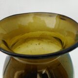 Bocal ancien en verre vert