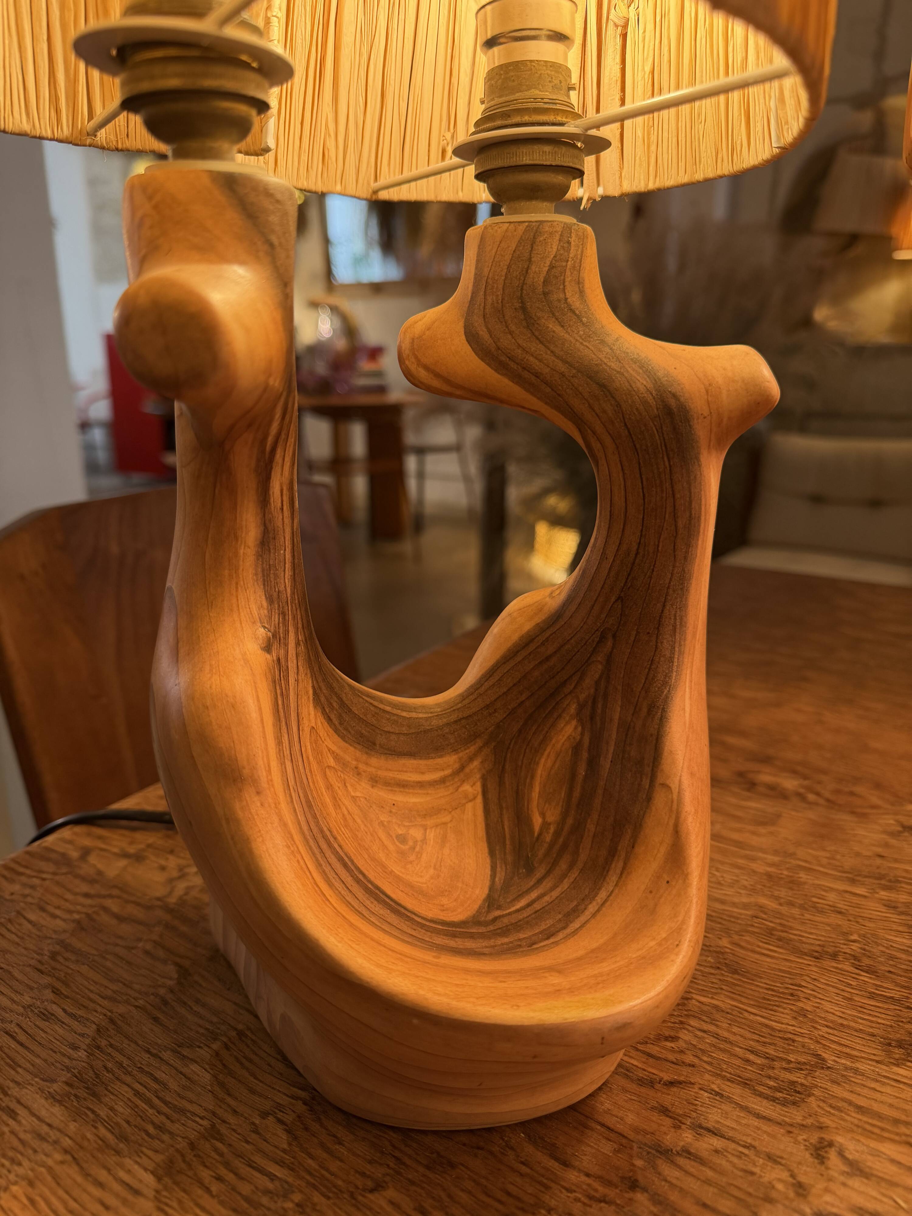 Grandjean jourdan vallauris pair of lamp bases 1960