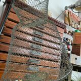 Old vintage metal basket