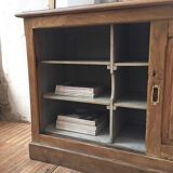 Enfilade meuble de métier chêne coulissant XL
