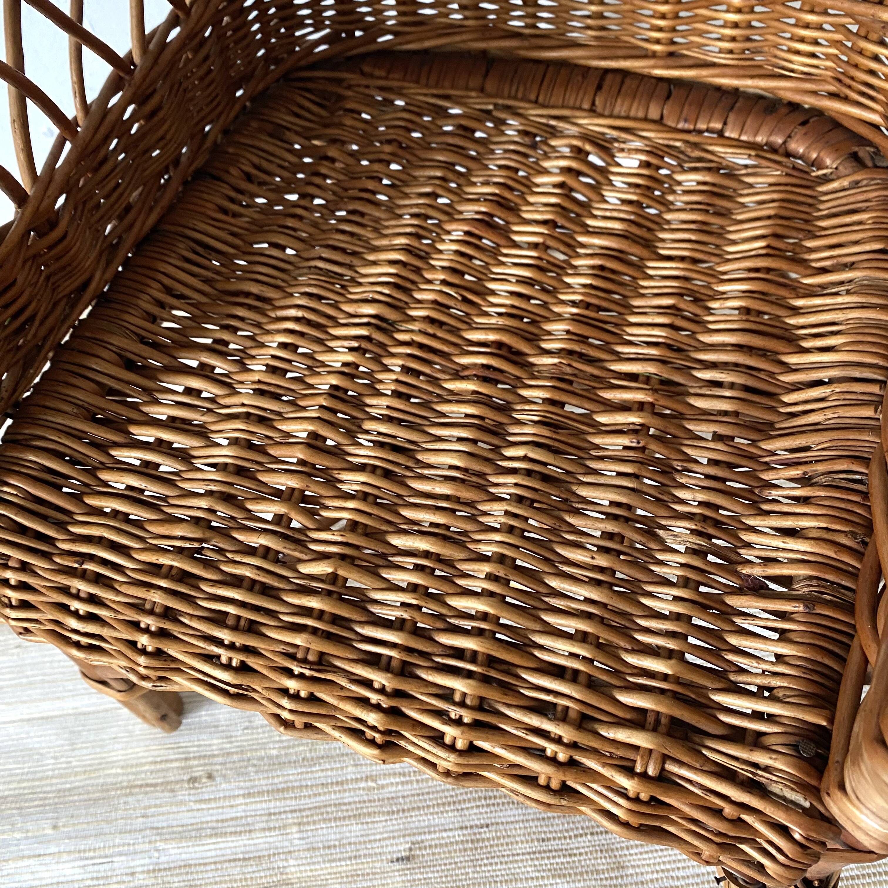 Rattan armchair for children