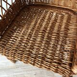 Fauteuil en  rotin pour enfant