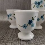 4 Arcopal Veronica egg cups