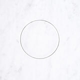 Eros round dining table in white Carrara marble, Italy, 70s in