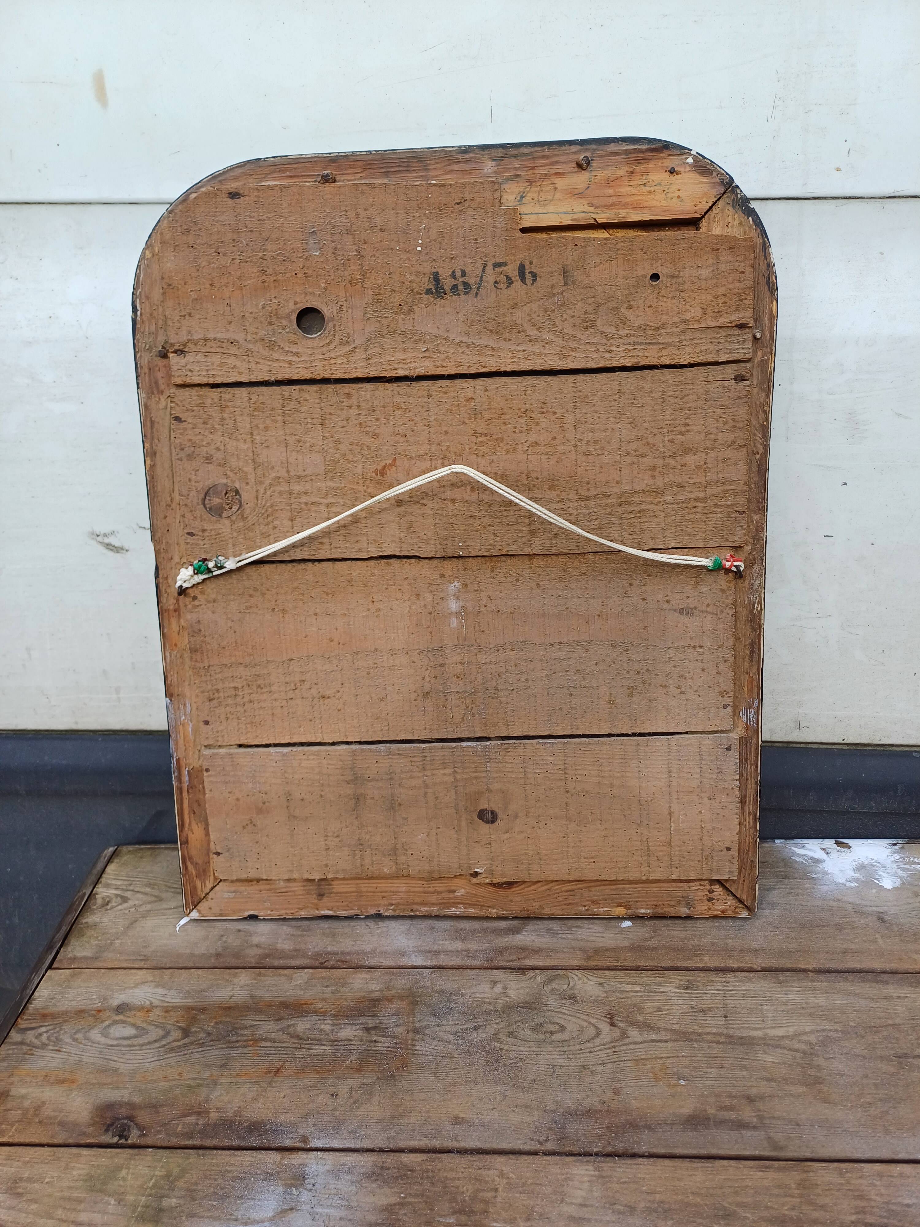 Wood Mirror and Stuk Brown and Black