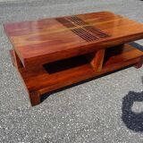 Exotic solid wood coffee table