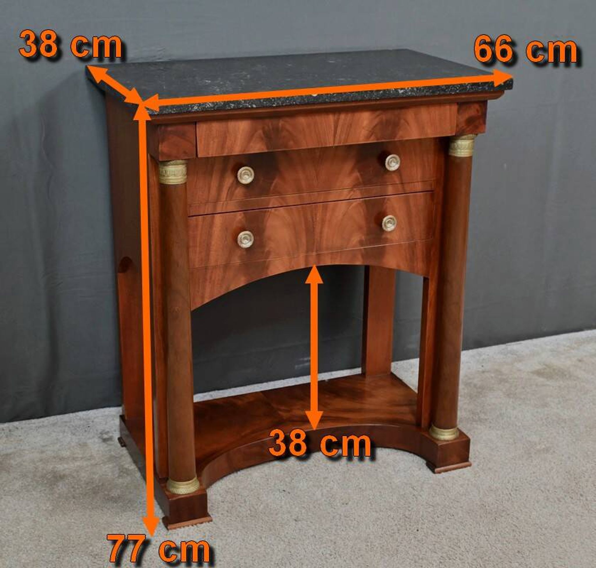 Small Mahogany Chest of Drawers, Empire Style – Part 1 of the 20th Century