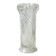 Vintage glass vase with geometric pattern