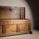 Handcrafted Solid Oak Chest with Rustic Carvings | Germany