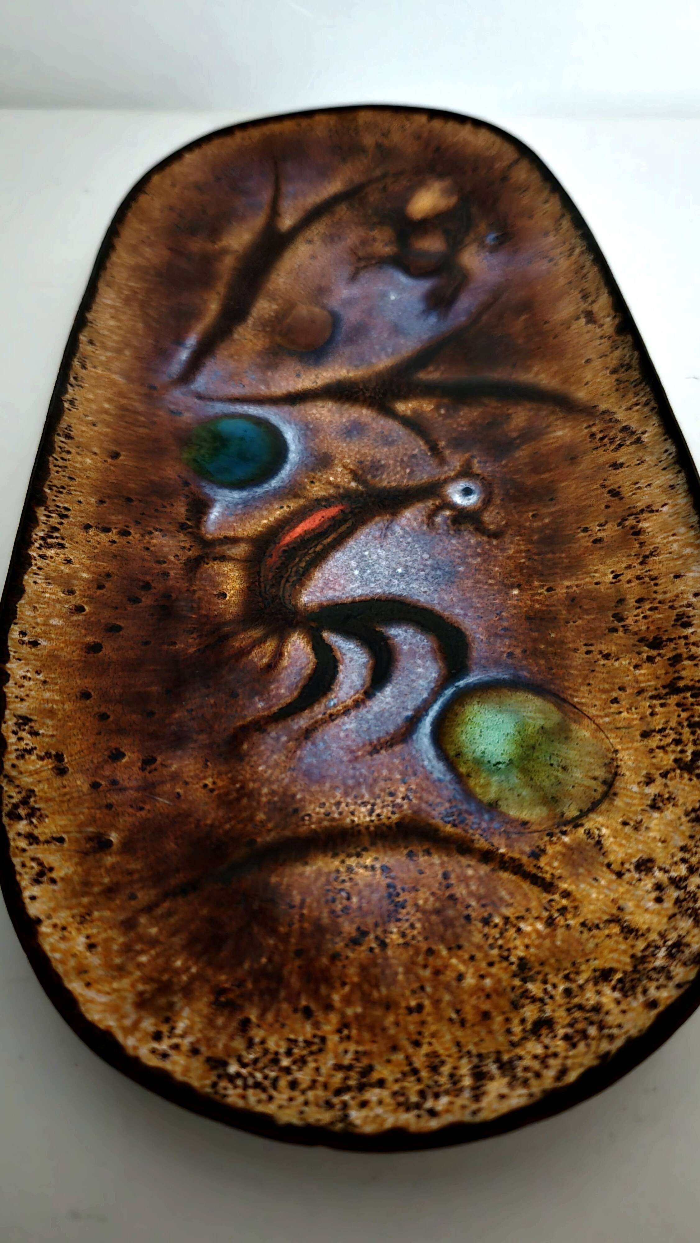 Enamelled copper pipe