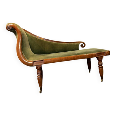 Méridienne anglaise en acajou – XIXe siècle