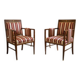 A pair of antique armchairs from the late 19th century, France. After renovation.