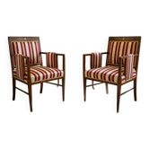 A pair of antique armchairs from the late 19th century, France. After renovation.
