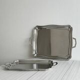 Stainless steel serving trays