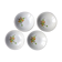 4 Gien "primefleur" hollow porcelain plates