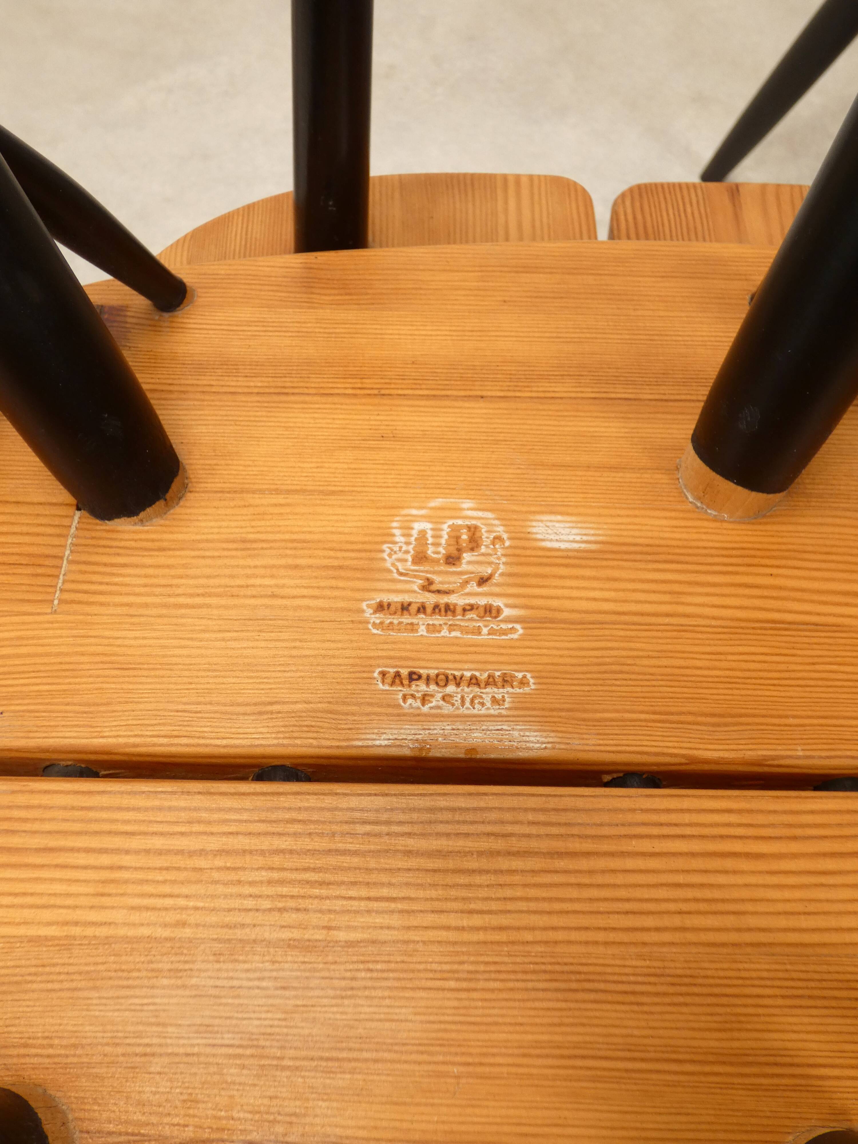 Ilmari Tapiovaara “Pirkka” dining set for Laakan Puu Finland