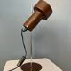 Lampe de bureau space age ajustable marron