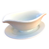 1940s Sauceboat on a Porcelain Frame, Schlaggenwald Manufacture