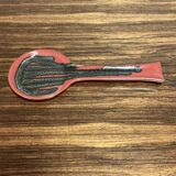 Pair of entirely handmade ceramic spoons.