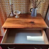 Art deco chest of drawers feet whiskers patinated