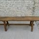 Solid wood farmhouse bench, 2m30