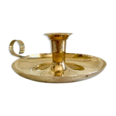 Hand candle holder or brass cellar rat