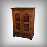 Small Teak and Rosewood Spice Cabinet, Pondicherry, India – Late 19th Century
