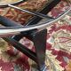 Leather chaise longue