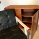 Low vintage blond walnut buffet