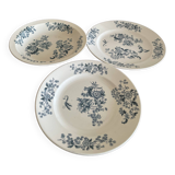 3 dishes Longwy Ycho