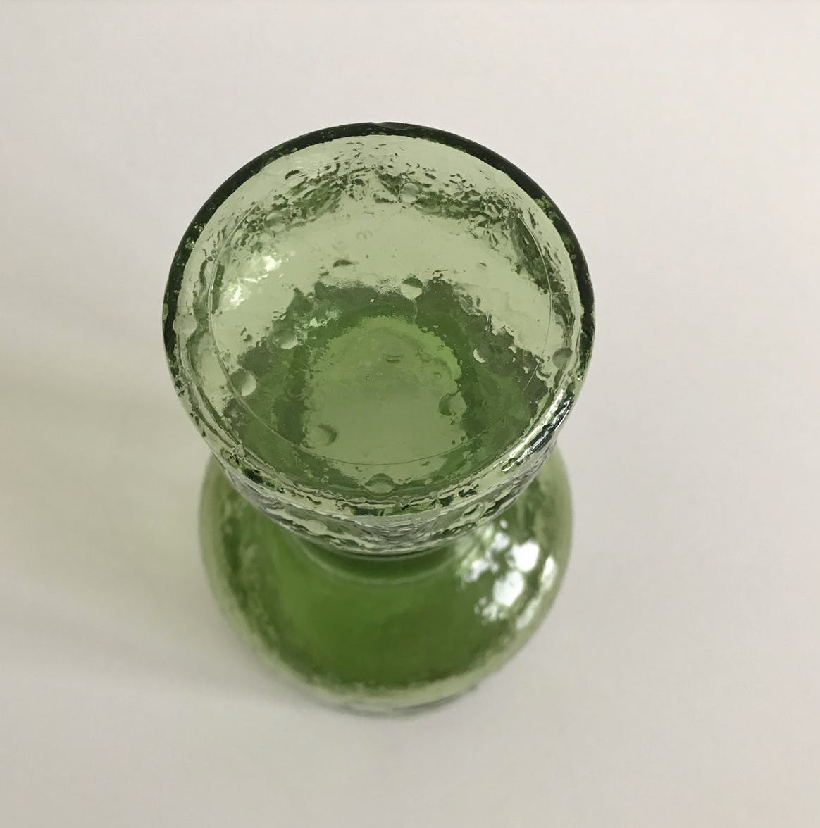 Bottle green carafe glass big Cap